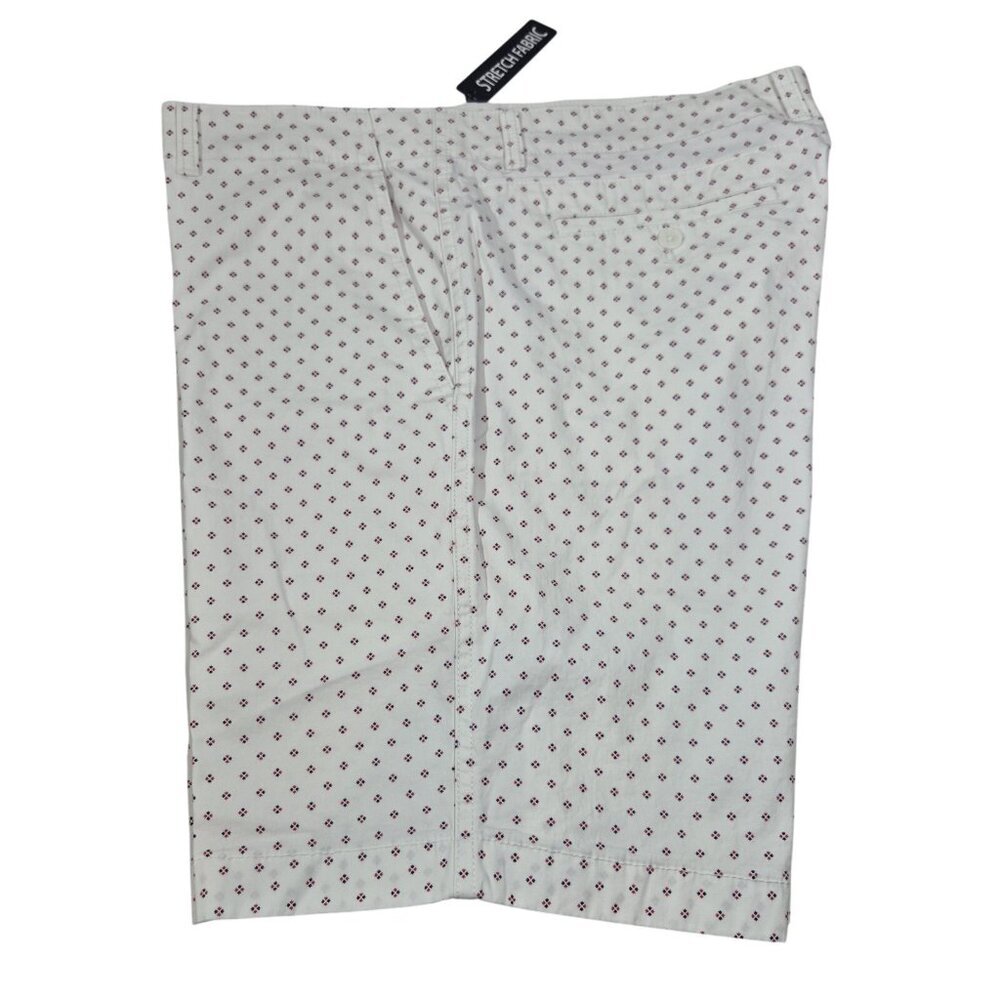 Roundtree & Yorke Men's Shorts Size 40 Casuals White Flat Front Chino (54)